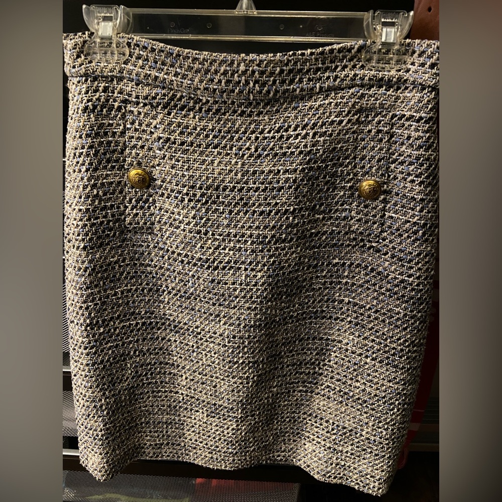 J crew size 4 tweed pencil skirt